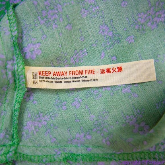 NEW Intimately Free People Caught Up Printed Slip Dress, Green, L - Picture 15 of 15